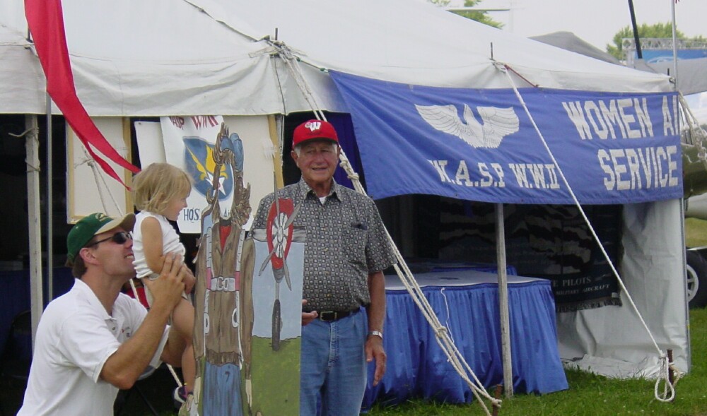 The WASP Tent at Oshkosh 2003